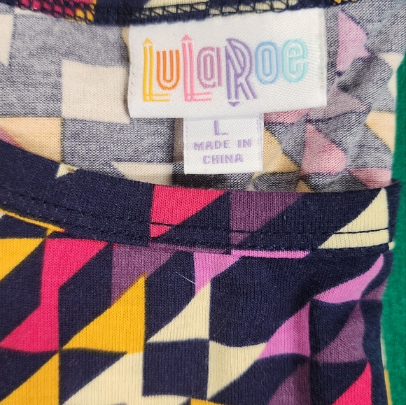 Lularoe Carly dress size large - Picture 2 of 2